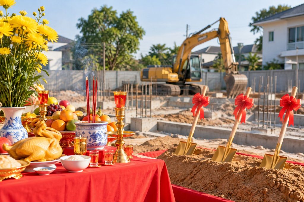 Động thổ rồi chưa xây ngay có sao không?