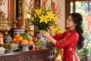 Hoa cúng ngày Tết: Cách chọn và giữ hoa tươi lâu
