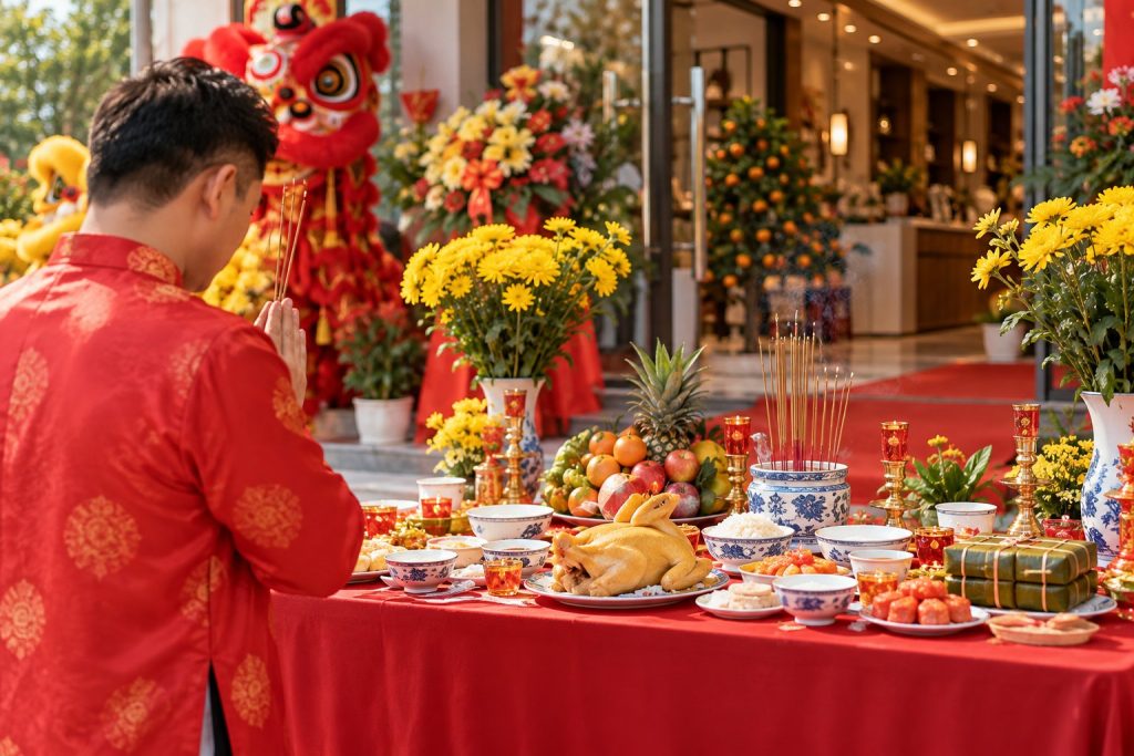 Bài cúng khai trương đầu năm: Lễ vật, trình tự