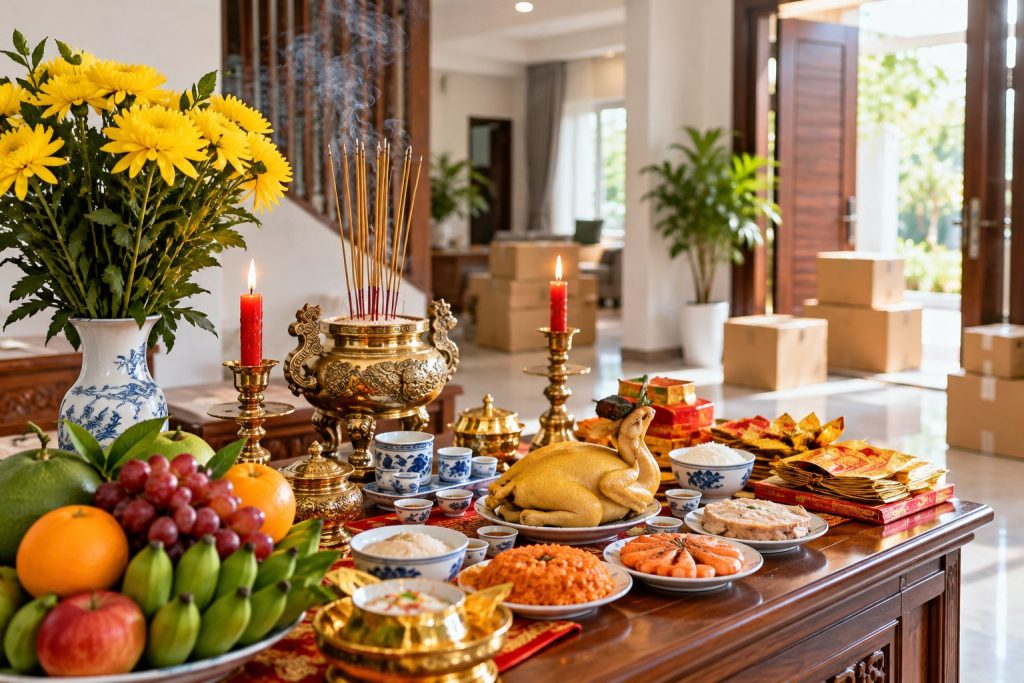 Lễ nhập trạch cần sắm gì? Mâm lễ và trình tự 5 Lễ nhập trạch cần sắm gì? Mâm lễ và trình tự