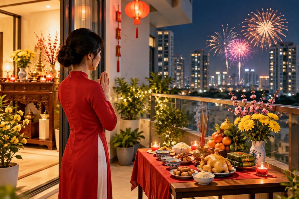 Cúng giao thừa ở chung cư: Cách làm an toàn