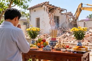 Cúng phá dỡ nhà cũ: Lễ vật, văn khấn và lưu ý