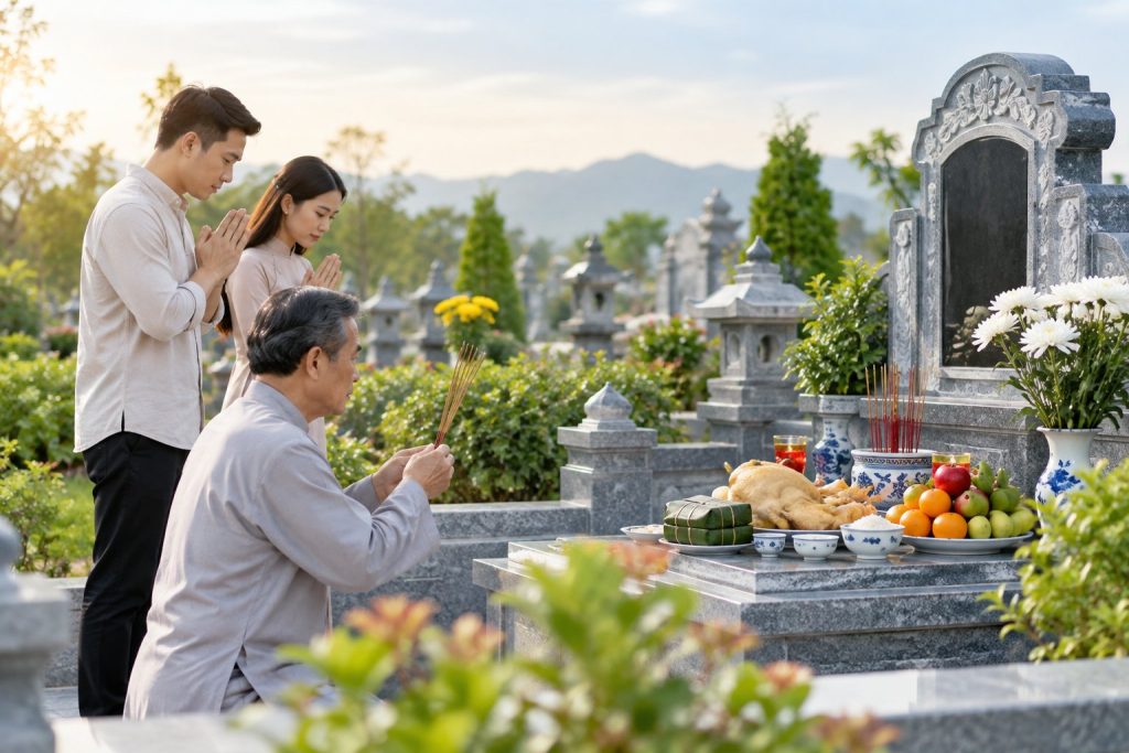 Lễ tạ xây mộ: Thời điểm, lễ vật và bài khấn 4 Lễ tạ xây mộ: Thời điểm, lễ vật và bài khấn