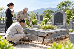 Mộ bị sụt lún phải làm sao? Cách xử lý an toàn