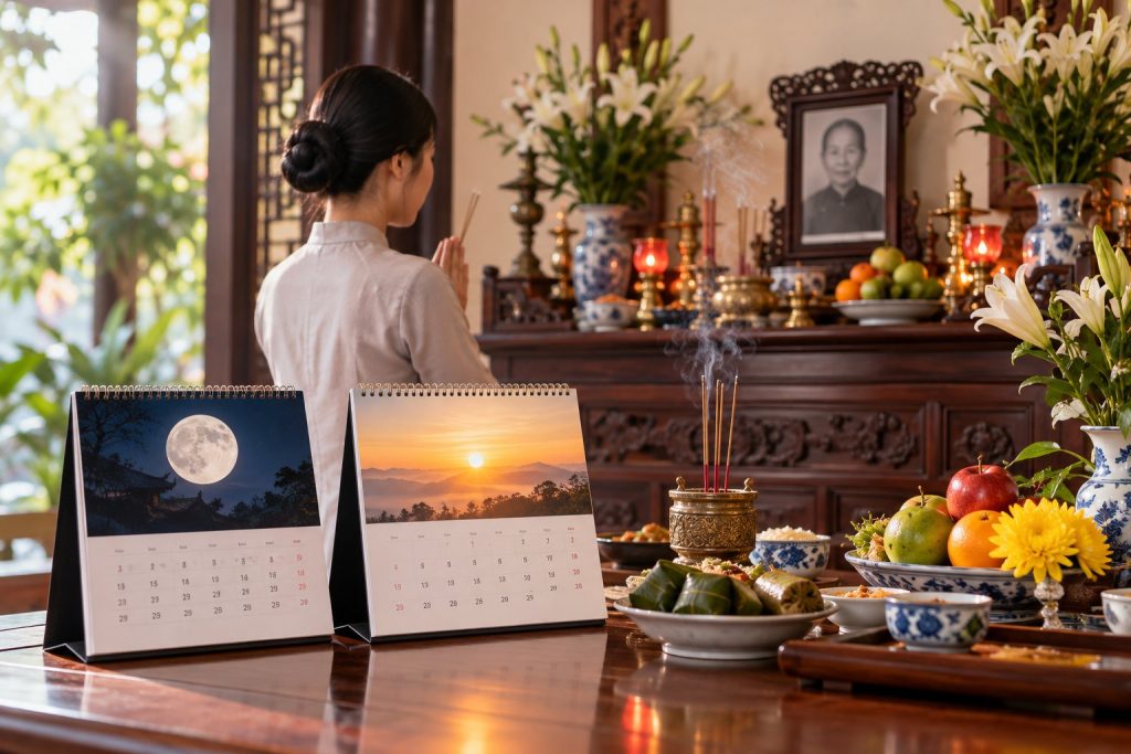 Cúng giỗ theo ngày âm hay dương mới phù hợp?