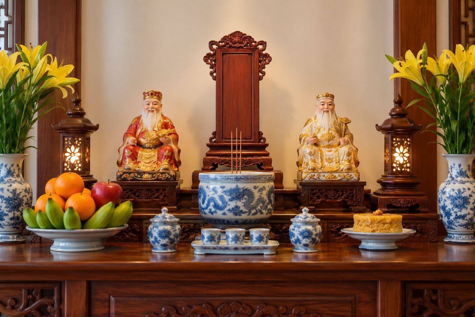 Bài vị Thổ Công: Cách ghi, vị trí và lưu ý 2 Ảnh minh hoạ: Bài vị Thổ Công: Cách ghi, vị trí và lưu ý