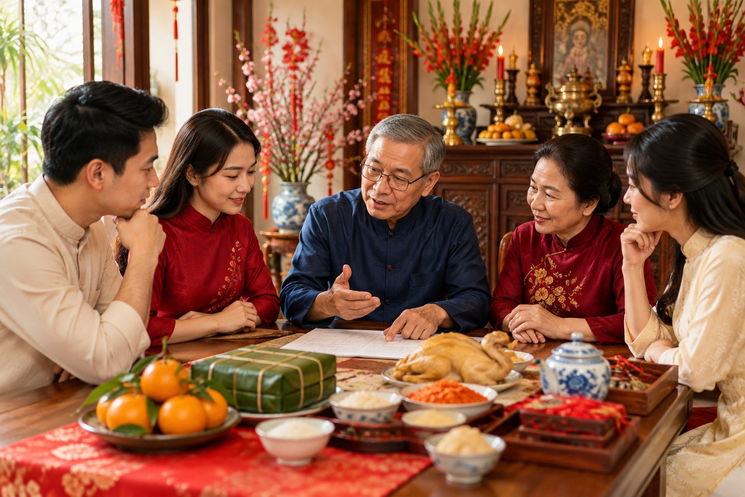 Ảnh minh hoạ: Ngày giỗ trùng Tết: Sắp lễ gọn, rõ nghi thức