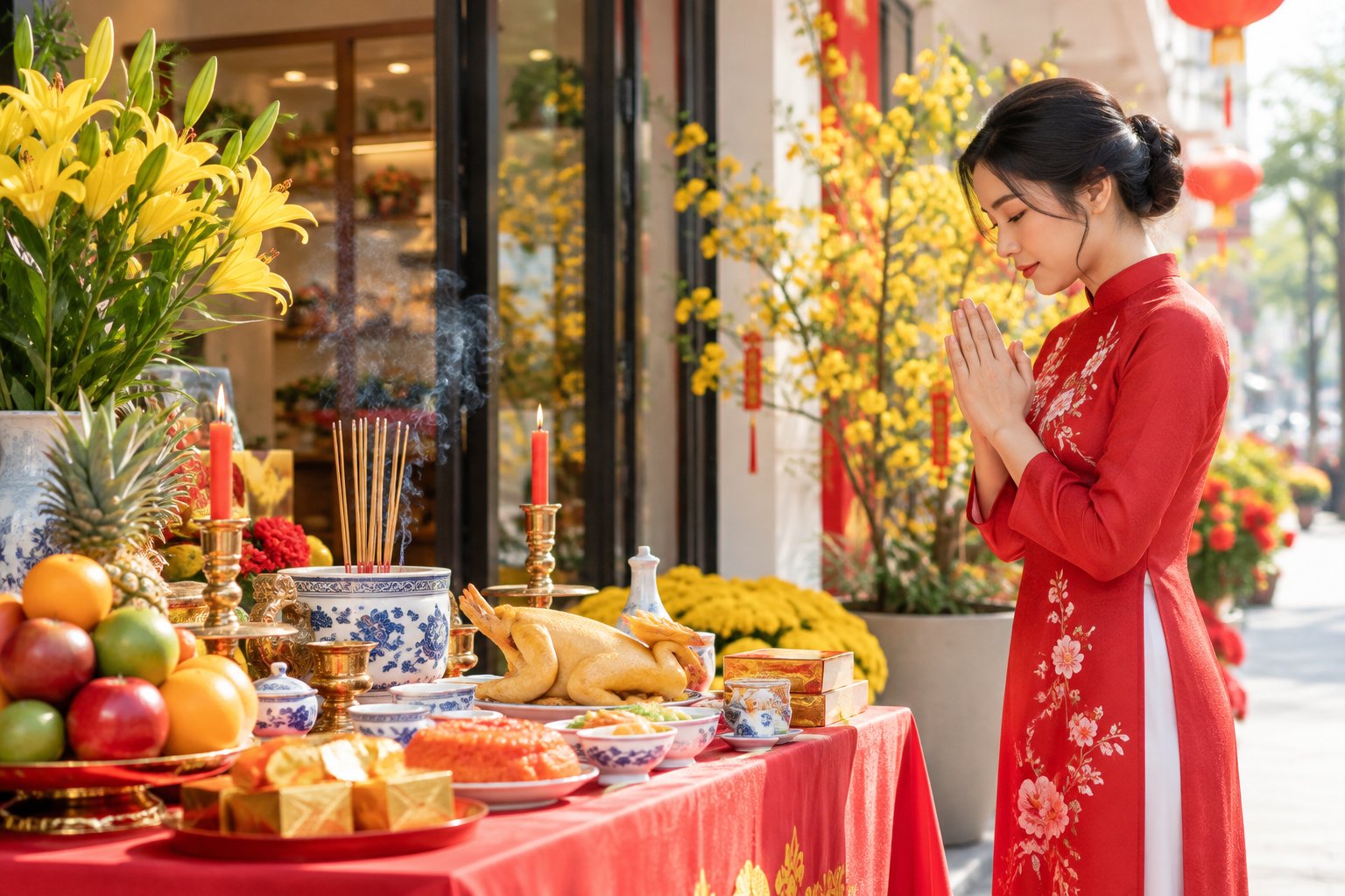 Ảnh minh hoạ: Bài cúng khai trương đầu năm: Lễ vật, trình tự