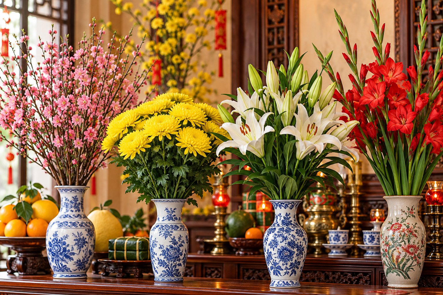 Ảnh minh hoạ: Hoa cúng ngày Tết: Cách chọn và giữ hoa tươi lâu