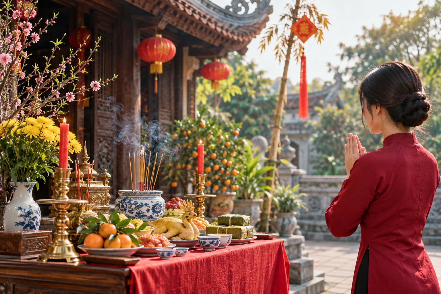 Lễ khai hạ là gì? Mâm cúng, văn khấn và nghi thức 5 Ảnh minh hoạ: Lễ khai hạ là gì? Mâm cúng, văn khấn và nghi thức