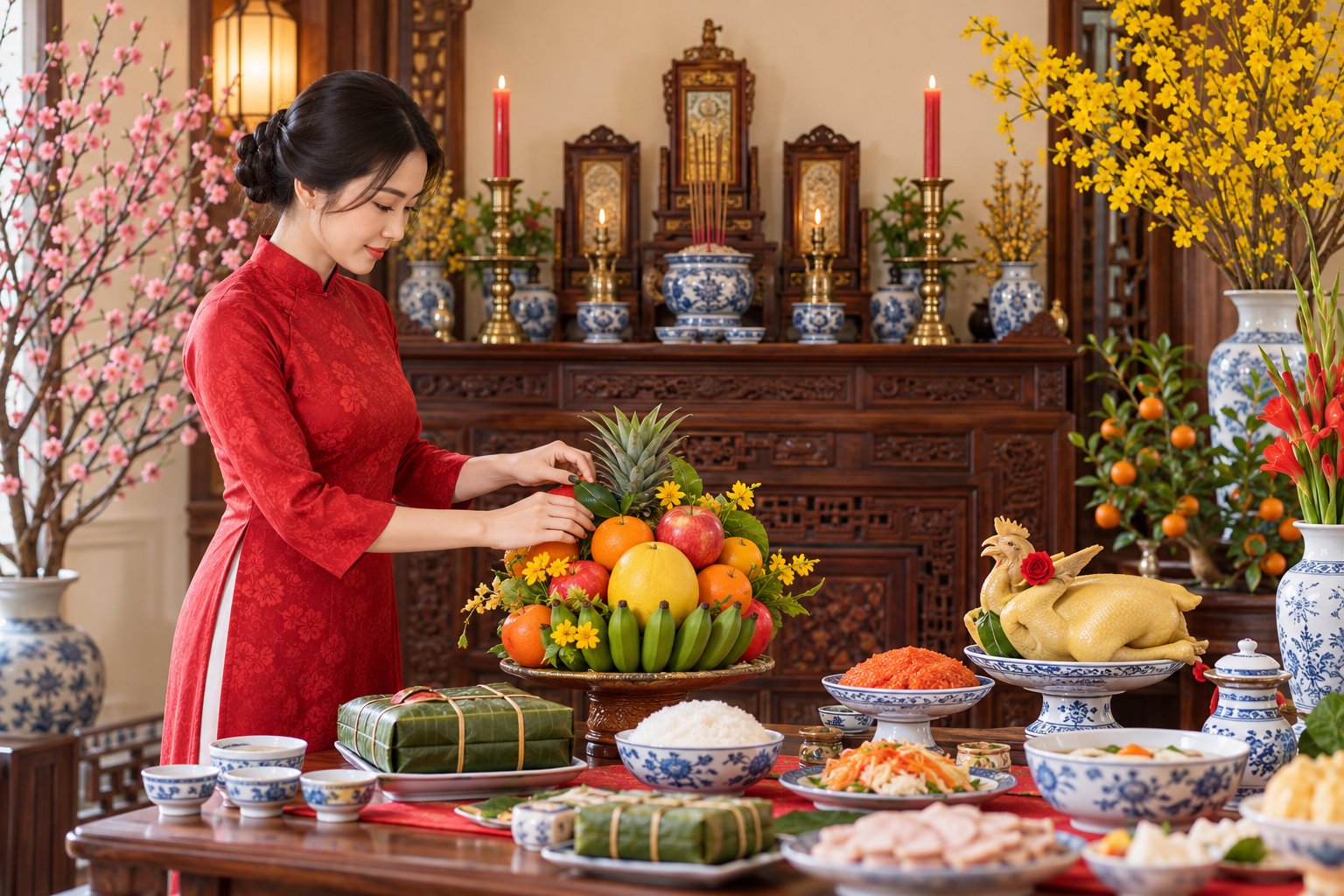 Lịch chuẩn bị bàn thờ ngày Tết dễ áp dụng 2 Ảnh minh hoạ: Lịch chuẩn bị bàn thờ ngày Tết dễ áp dụng