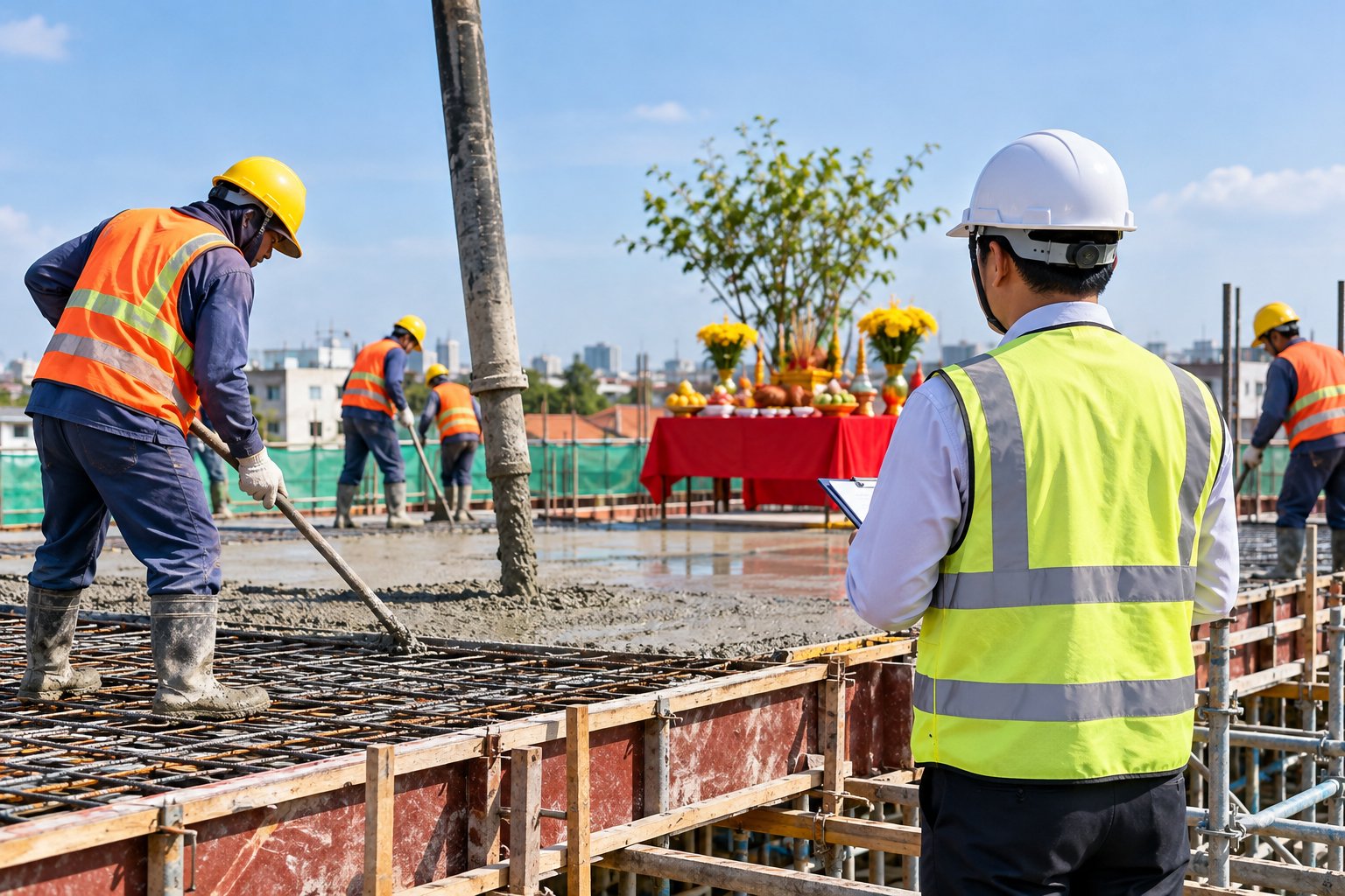 Ảnh minh hoạ: Lễ cất nóc nhà: Mâm cúng, văn khấn và nghi thức
