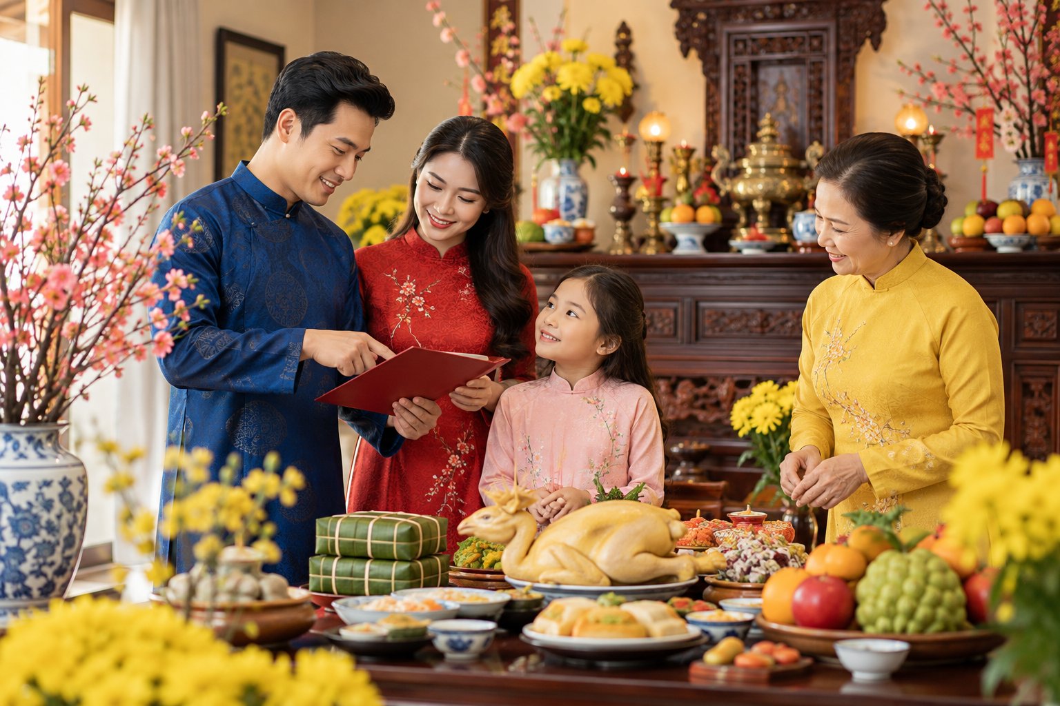 Lễ tục cúng đầu năm: Ý nghĩa, lễ vật và cách cúng 5 Ảnh minh hoạ: Lễ tục cúng đầu năm: Ý nghĩa, lễ vật và cách cúng