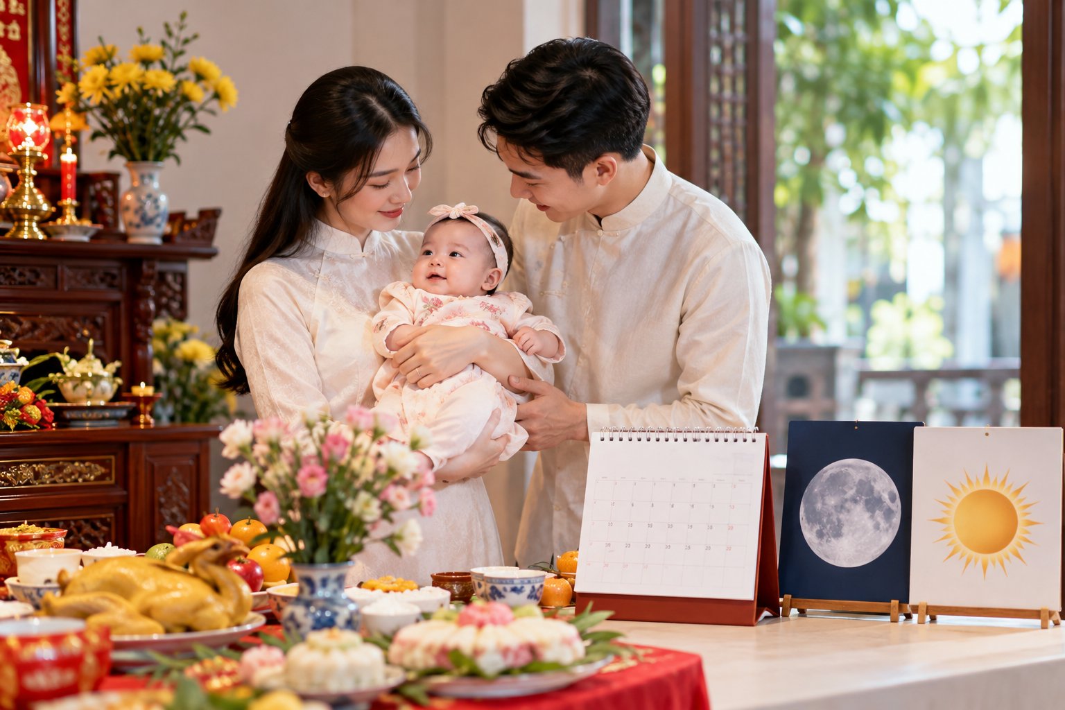 Cách tính ngày đầy tháng cho bé theo lịch âm 1 Ảnh minh hoạ: Cách tính ngày đầy tháng cho bé theo lịch âm