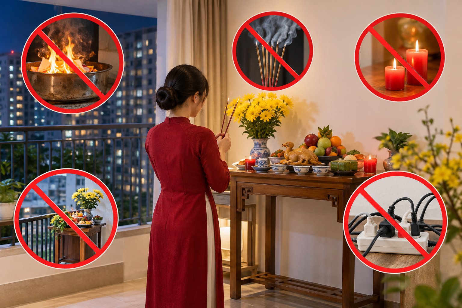 Cúng giao thừa ở chung cư: Cách làm an toàn 3 Ảnh minh hoạ: Cúng giao thừa ở chung cư: Cách làm an toàn
