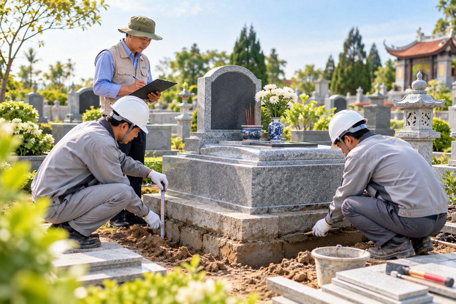 Mộ bị sụt lún phải làm sao? Cách xử lý an toàn 2 Ảnh minh hoạ: Mộ bị sụt lún phải làm sao? Cách xử lý an toàn