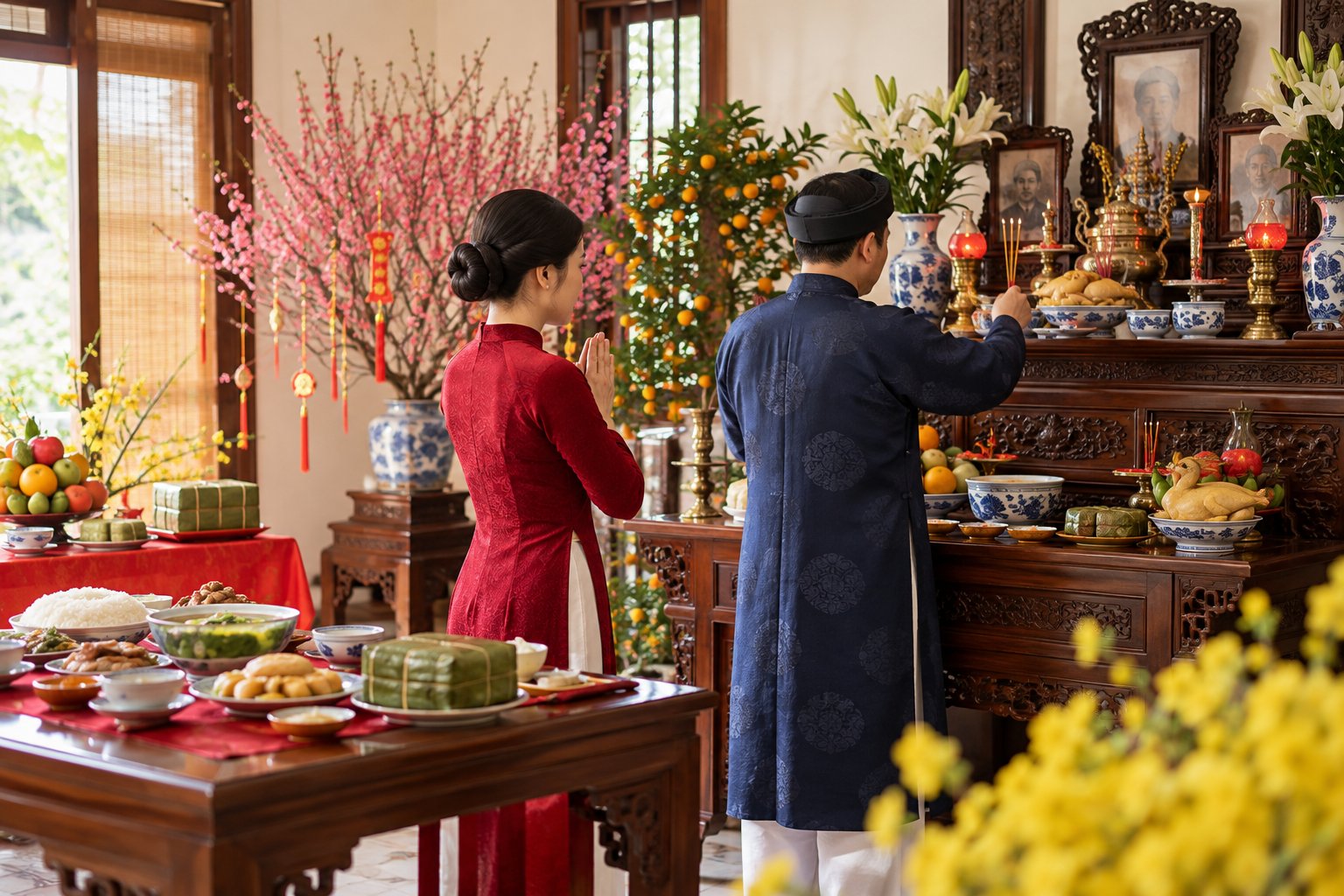 Ảnh minh hoạ: Ngày giỗ trùng Tết: Sắp lễ gọn, rõ nghi thức