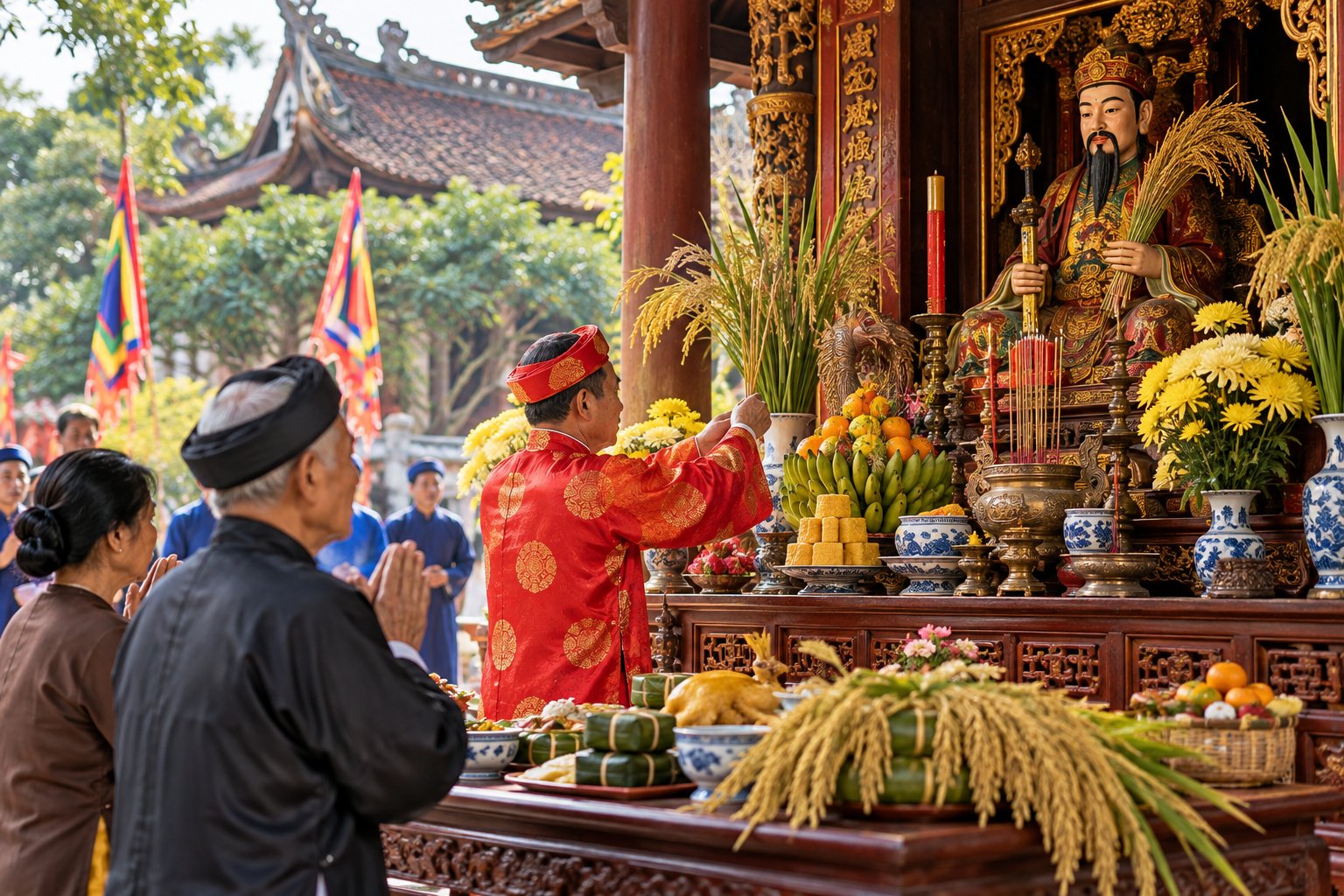 Ảnh minh hoạ: Tục thờ các vị thần nông nghiệp trong văn hóa Việt