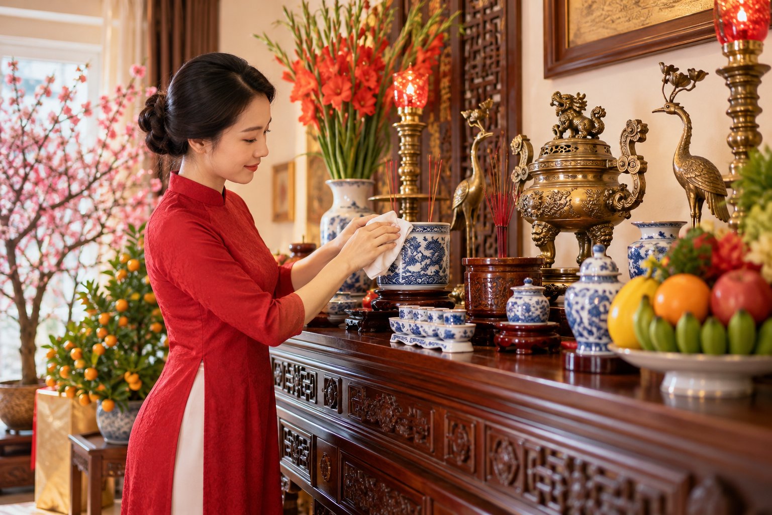 Lịch chuẩn bị bàn thờ ngày Tết dễ áp dụng 3 Ảnh minh hoạ: Lịch chuẩn bị bàn thờ ngày Tết dễ áp dụng