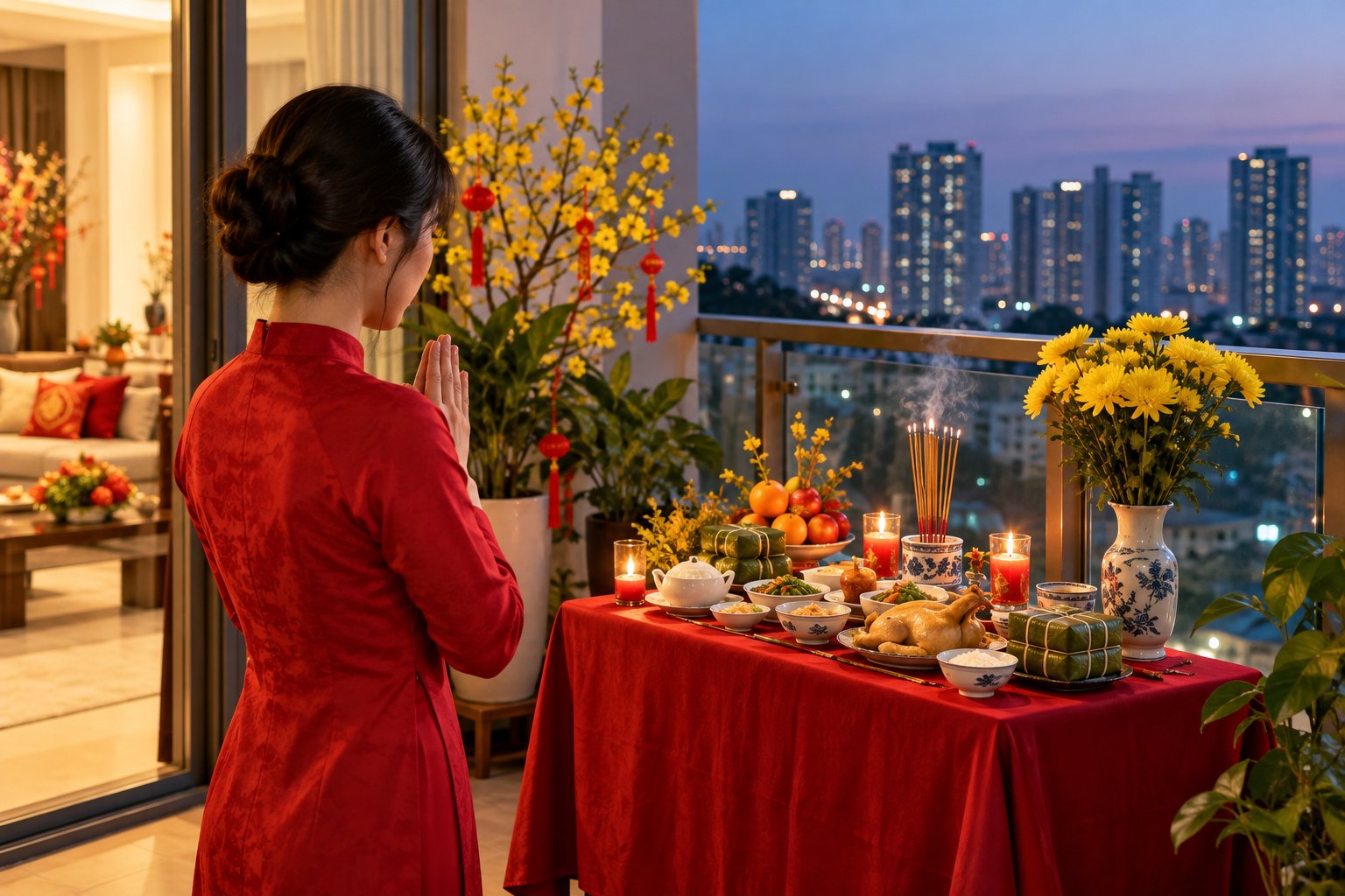 Cúng giao thừa ở chung cư: Cách làm an toàn 1 Ảnh minh hoạ: Cúng giao thừa ở chung cư: Cách làm an toàn