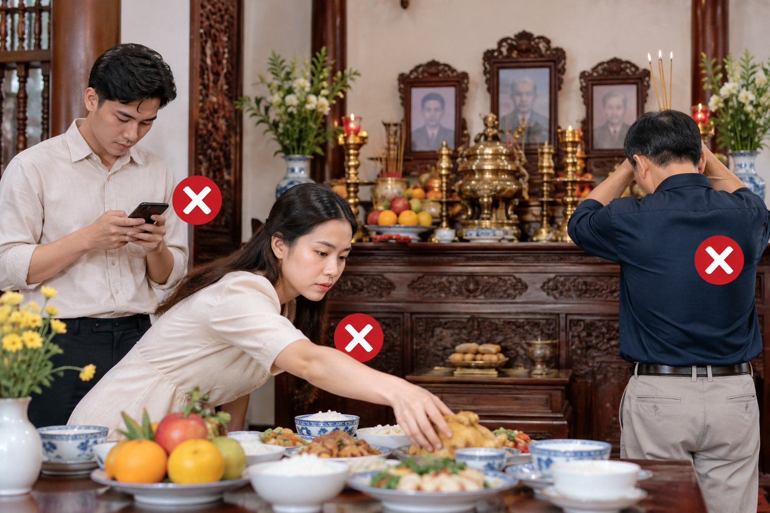 Thờ cúng giỗ họ: Cách chuẩn bị và nghi lễ 4 Ảnh minh hoạ: Thờ cúng giỗ họ: Cách chuẩn bị và nghi lễ