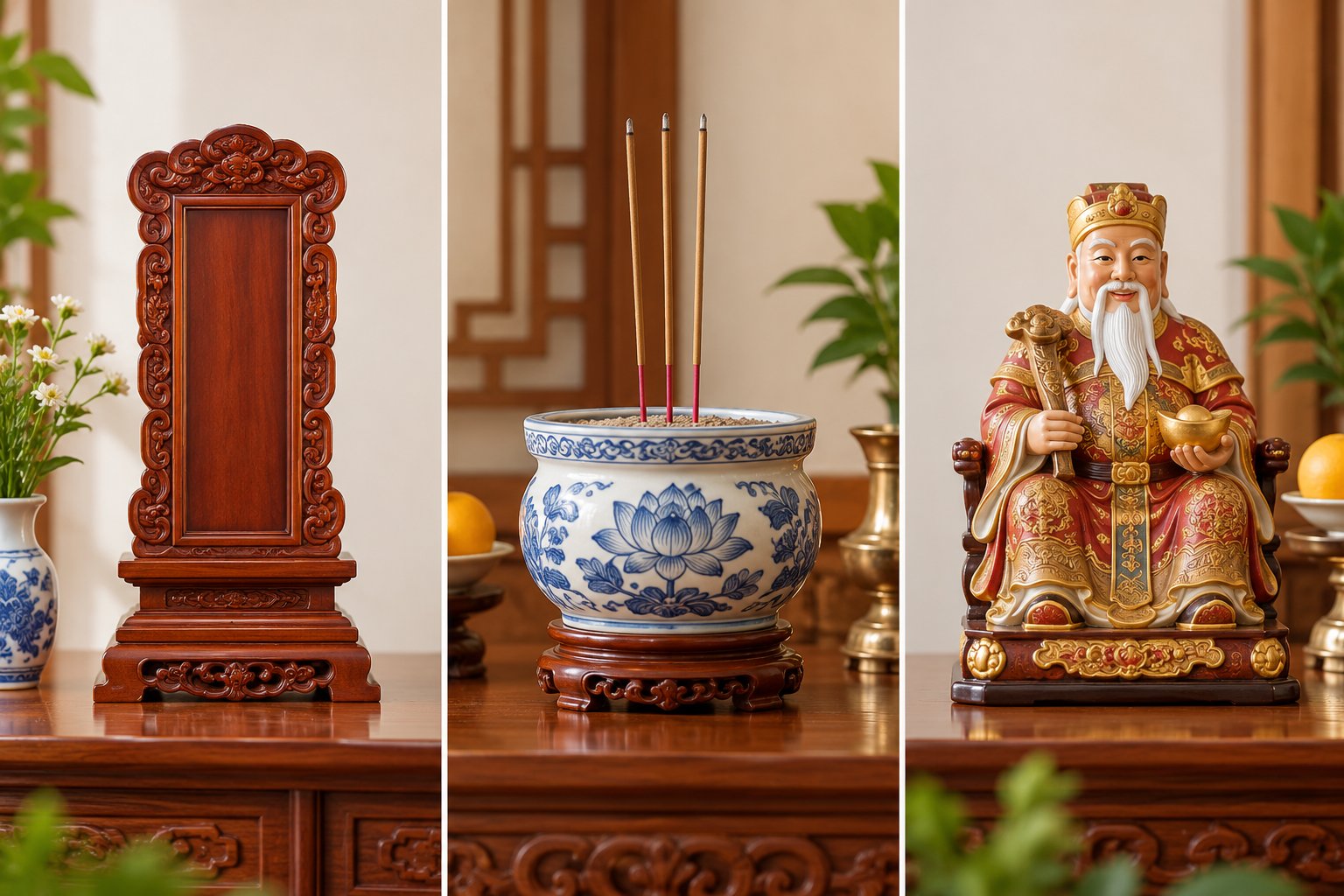 Bài vị Thổ Công: Cách ghi, vị trí và lưu ý 1 Ảnh minh hoạ: Bài vị Thổ Công: Cách ghi, vị trí và lưu ý
