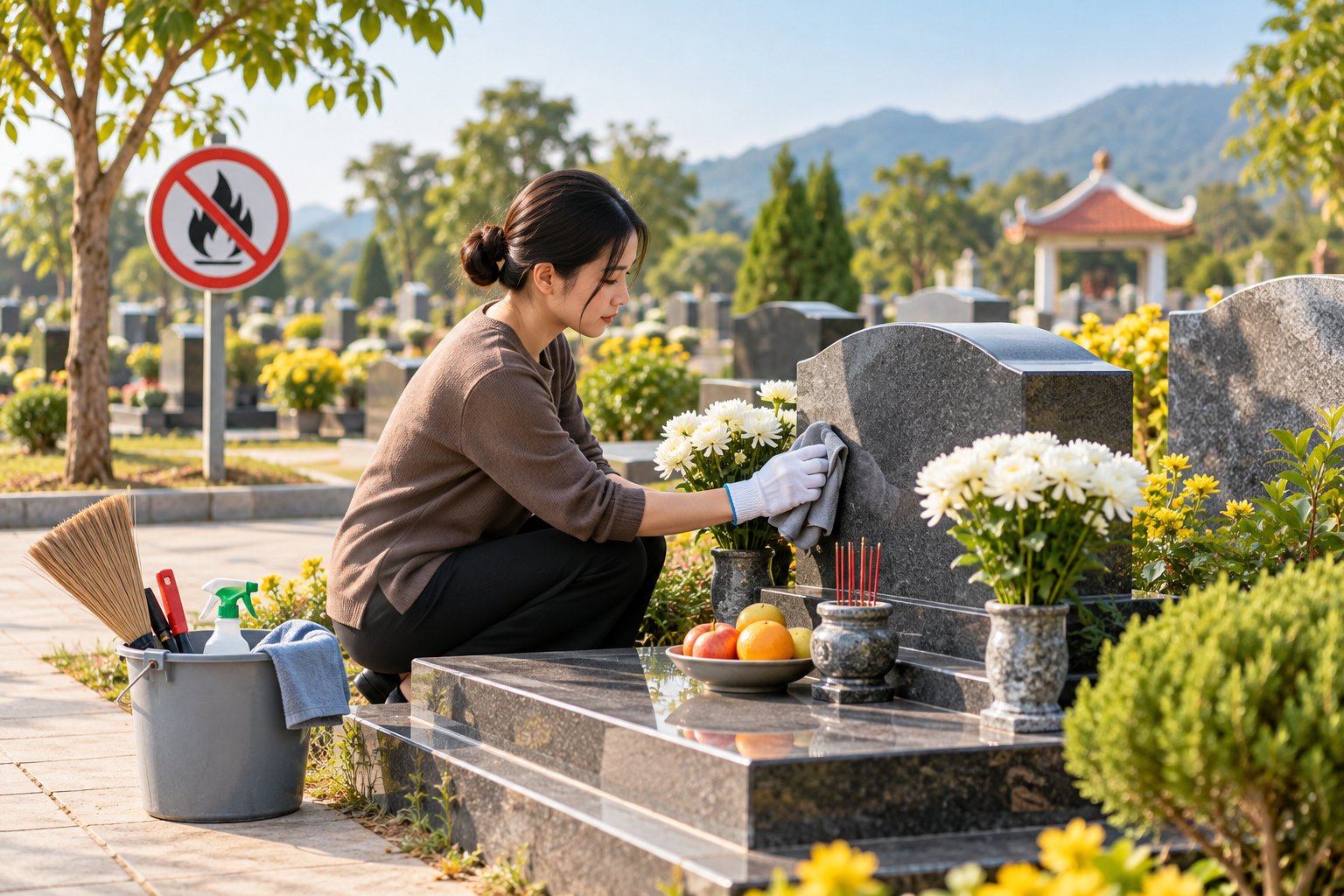 Ảnh minh hoạ: Tảo mộ cuối năm cần chuẩn bị gì? Checklist gọn