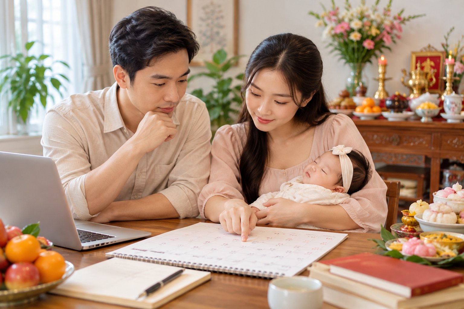 Cách tính ngày đầy tháng cho bé theo lịch âm 3 Ảnh minh hoạ: Cách tính ngày đầy tháng cho bé theo lịch âm