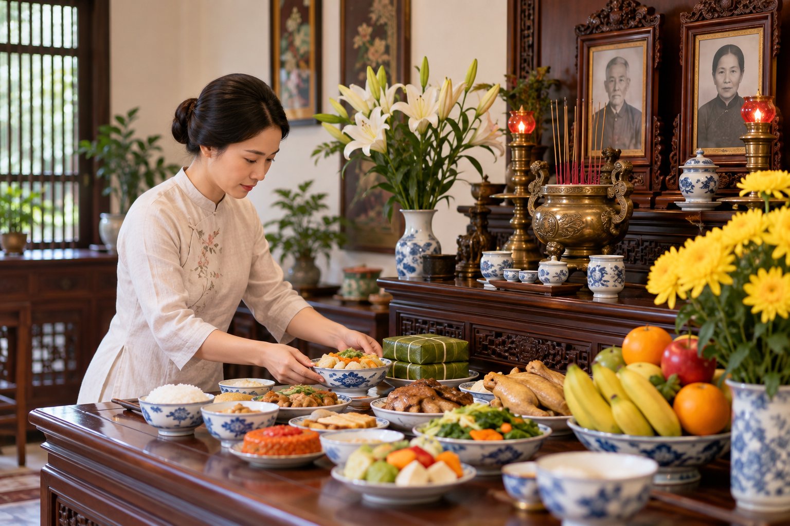 Cúng giỗ theo ngày âm hay dương mới phù hợp? 3 Ảnh minh hoạ: Cúng giỗ theo ngày âm hay dương mới phù hợp?